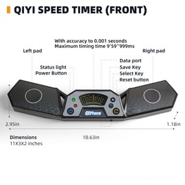 Speed Cube Timer, Touch Control Timer With Display for Rubiks Cube Puzzle
