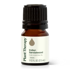 Plant Therapy Sandalwood Indian Essential Oil 2.5 mL (1/12 oz) 100% Pure, Undiluted, Therapeutic Grade