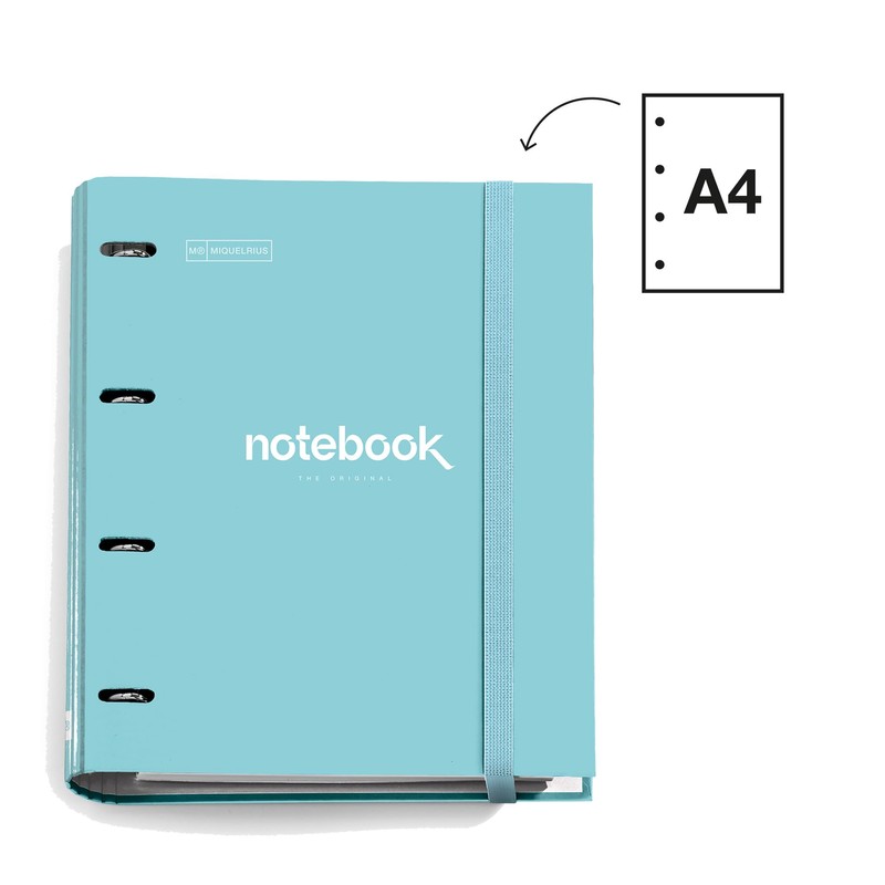 Miquelrius - Notebook Ring Binder with 4 Rings with 100