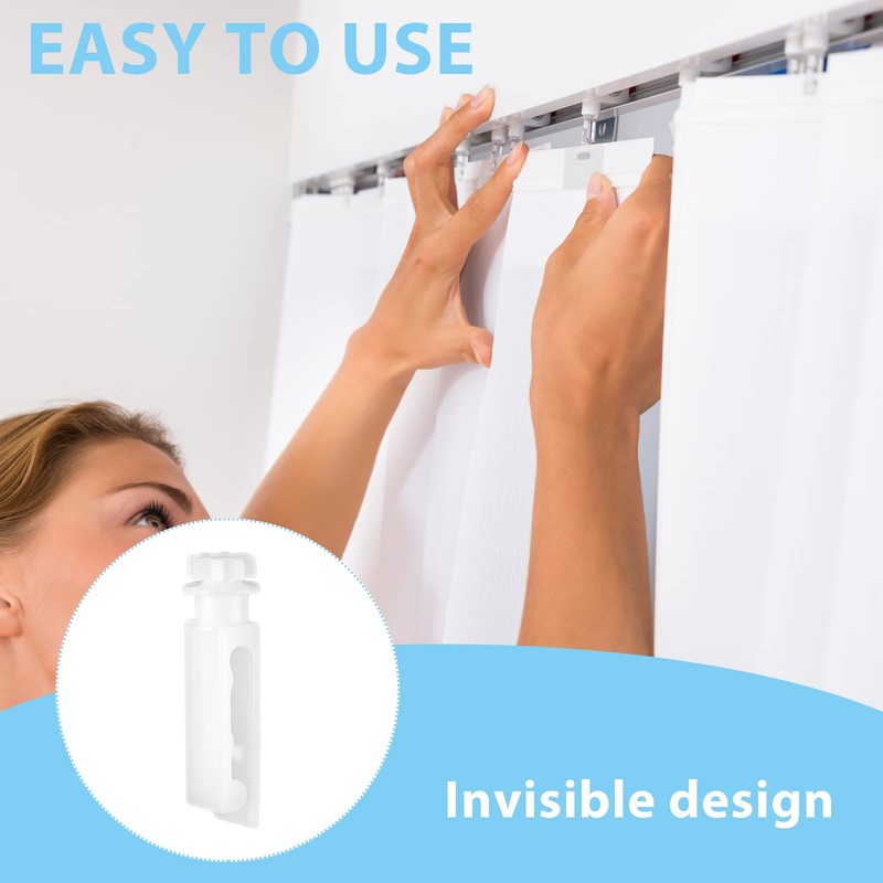 Vertical Blinds Repair Kit, Include 12 Sets Vertical Blind Repair