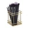 Relaxdays Pen Holder Angular, Modern Decorative Design, Make-up Brush Organiser,
