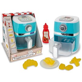 Teorema Giocattoli, Friggitrice ad Aria, Elettrodomestici Giocattolo con Cibo Magico che Cambia Colore, Luci e Suoni Realistici, Gioco Cucina per Bambini