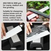 Diamond Sharpening Stone Set: Double Sided 400/1000 & 3000 Grit