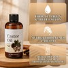 2PCS Aceite de Ricino Puro,Castor Oil para Cuidado de Cabello
