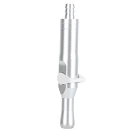 Saliva Ejector Weak Suction Handle Aluminum Alloy Scratch Proof Detachable Oral Suction Ejector Handle for Dentists