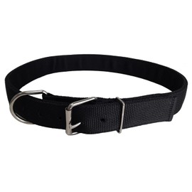 Derby Originals Heavy Duty Nylon Triple Layer Neck Strap for Cattle, 1-Year Warranty (Black, Medium (1.5" X 40"))
