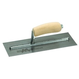 MARSHALLTOWN The Premier Line MXS13 EIFS Finishing Trowel 13 X 5 Curved Wood Handle