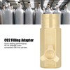 CO2 Refill Adapter Joint Connector W21.8-14 Soda Inflation Valve Filling