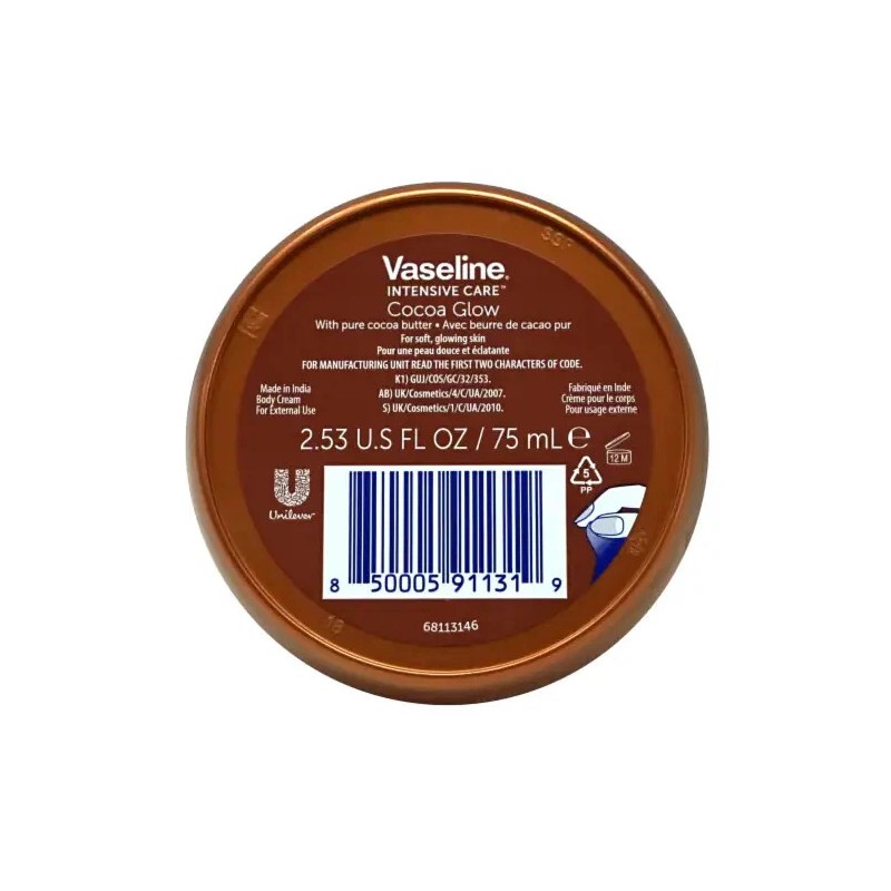 Lot of 3 Vaseline Intensive Care Cocoa Glow 2.53 fl
