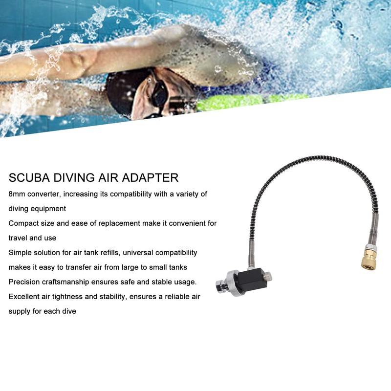 Scuba Diving Air Adapter Strong Air Tightness Air Fill Station