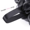 Tbestmax 75g XL Black Loofah Sponge for Exfoliating, Soft Shower