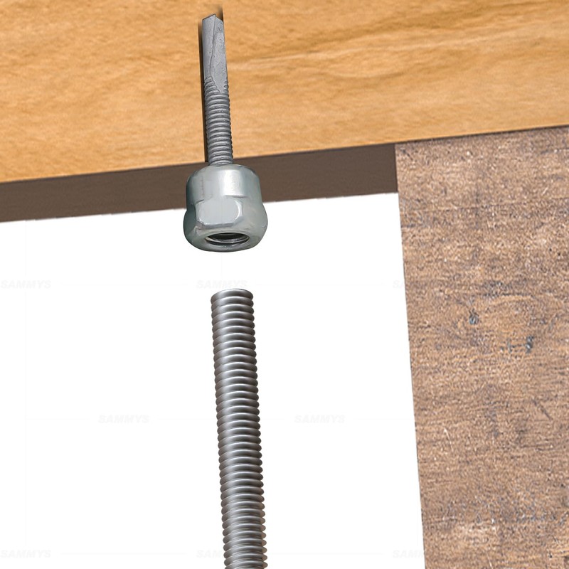 Everflow 8041957-25 3/8" Screw Vertical Threaded Rod Anchor Designed for