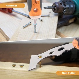 16 In 1 Multifunctional Putty Knife Paint Remover Scraper Tool With Screwdriver Bits,Skrobak Can Opener,16 In 1 Painters Tool For Home Improvement