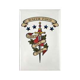 CafePress Love Water Polo Rectangle Magnet (10 Pack) Rectangle Magnet, 2"x3" Refrigerator Magnet (10 pack)