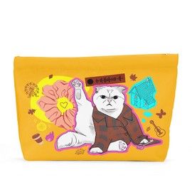 Cat Gifts for Cat Lovers Cute Cat Makeup Bag Inspired Music Lover Gifts Fan Singer Merch Appreciation Gifts for Women Cat Mom Cat Lady Sister in Law Birthday Mothers Day Christmas Cosmetic Bag