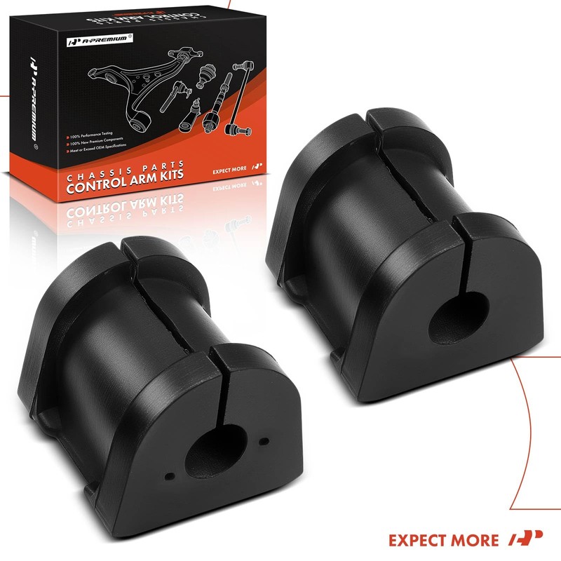 A-Premium 2 x Rear To Frame Sway Bar Bushing Kit,