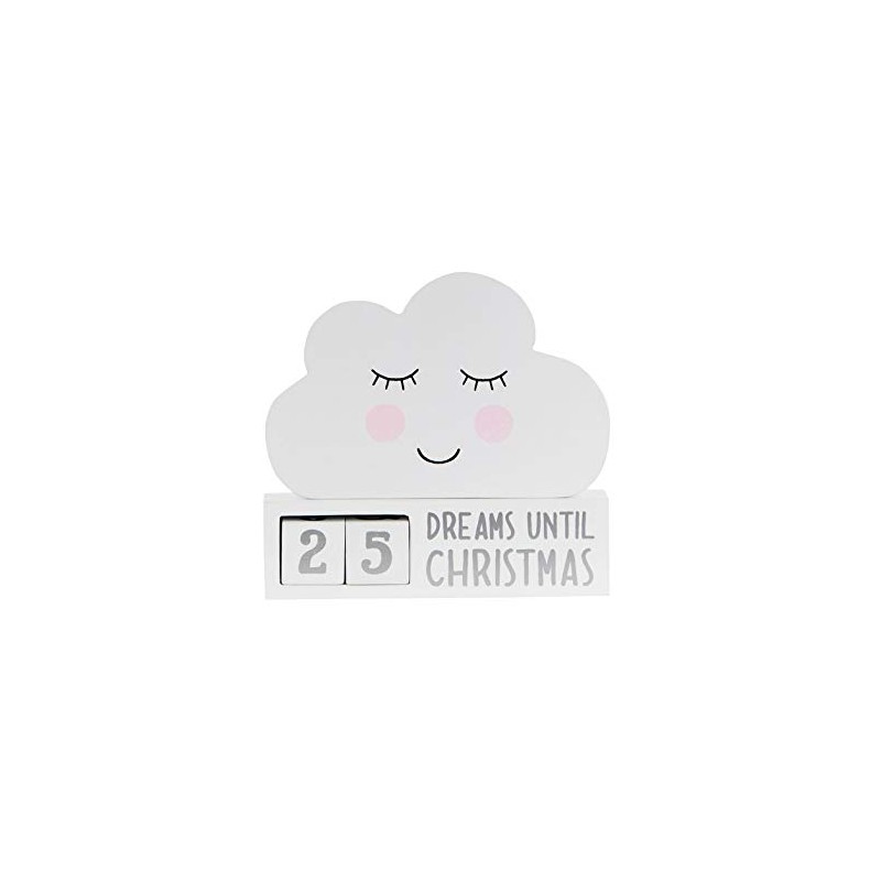 Sass & Belle Dreamy Countdown To Christmas Cloud Decoration