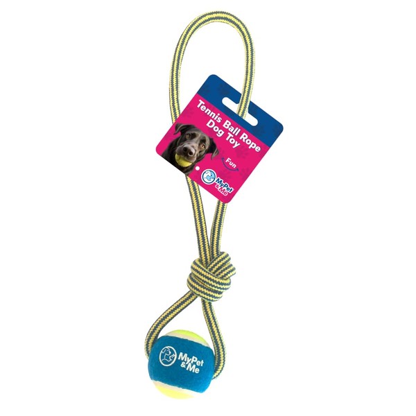 My Pet & Me - Dog Rope Toy with Tennis