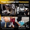 Engine Water Pump with Gasket Compatible with Mini Cooper 2007-2015
