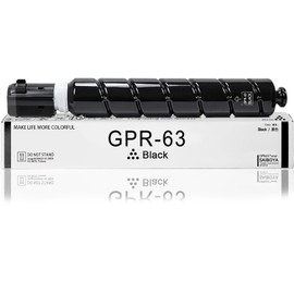 High Yield GPR-63 Black Toner Cartridge GPR 63 GPR63 Toner Replacement for Canon imageRUNNER DX 6860i DX 6870i Printer (4766C003AA, 71,500 Pages)