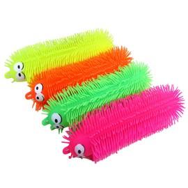 1pcs Flashing Light Up Stretchy Caterpillars, Stress Balls Toy, Anxiety and Stress Relief Toys for Adults Teen Kids(Random Color)