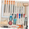 DOITOOL 20 Pcs Pegboard Screwdriver Organizers Durable Dual Ring Tool