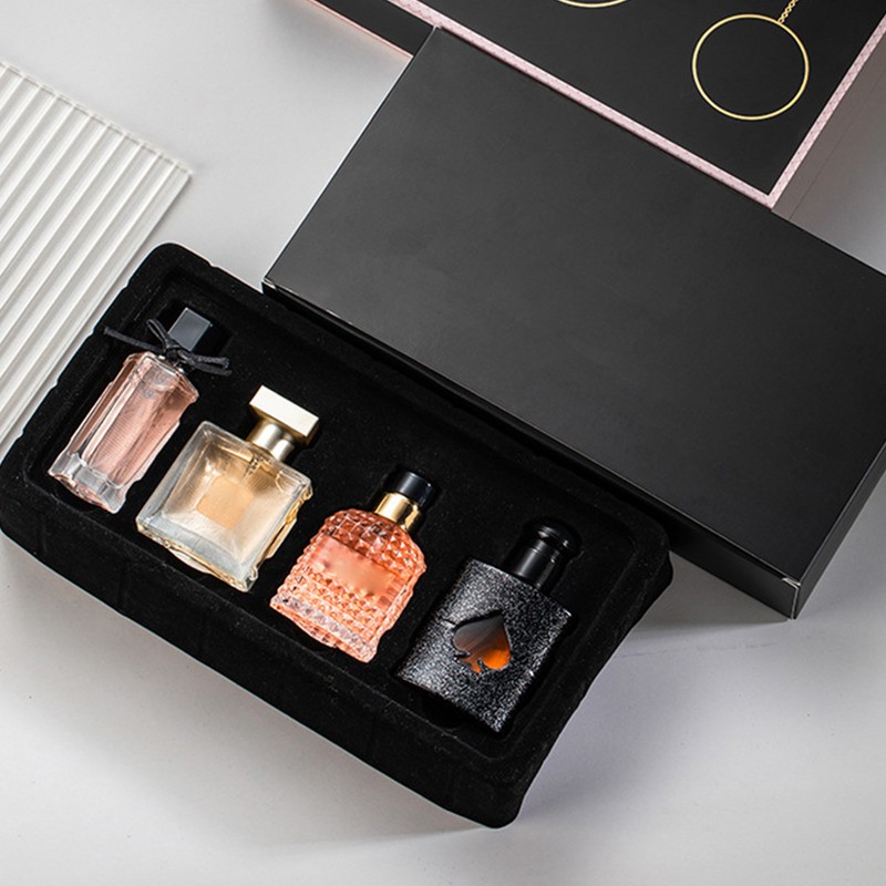 4pcs 25ml Women Long Lasting Woody Floral Perfume Exquisite Refreshing