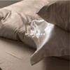 Schiesser Ella Cushion Cover Set, 2-Piece Set, Plain, Satin, 100%