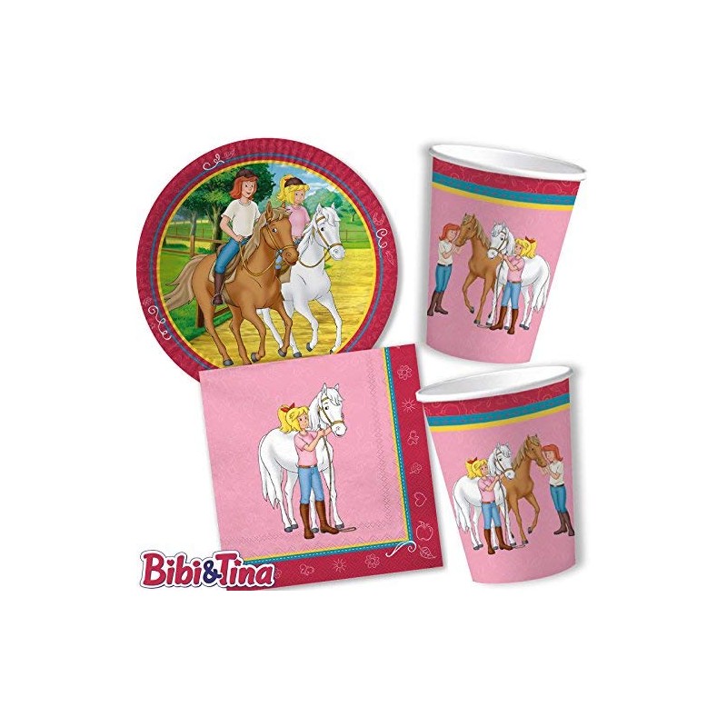 Bibi & Tina 8 Plates for Children's Parties And DH