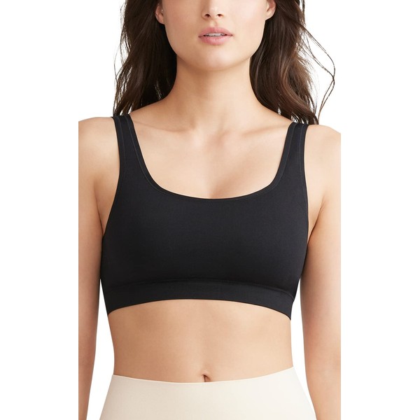 Essentials by Tummy Tank Women's Nylon Seamless Bra w/Removable Pads,