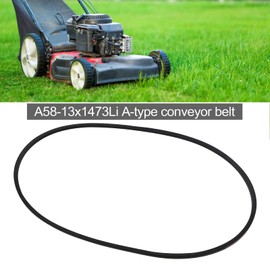 OTOTEC 2PCS A Type Conveyor Belt A58-13 x 1473Li Drive V-belt Rubber Drive Belt Lawnmower Transmission Belt 1473mm Compatible with Hecht 5060 Vg.No. 96500.119