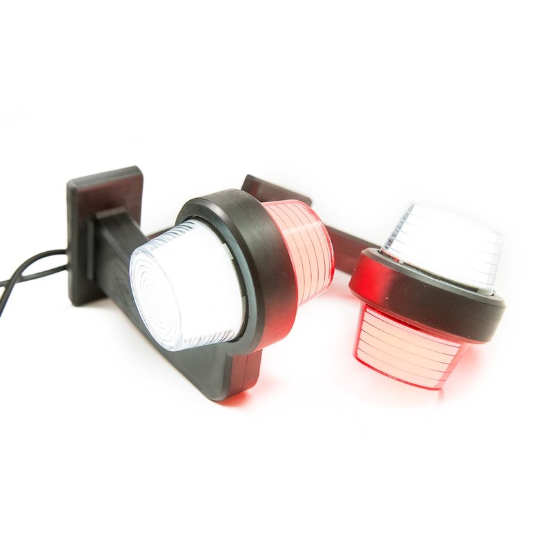 2 x LED Rubber Side Light 12 V 24 V