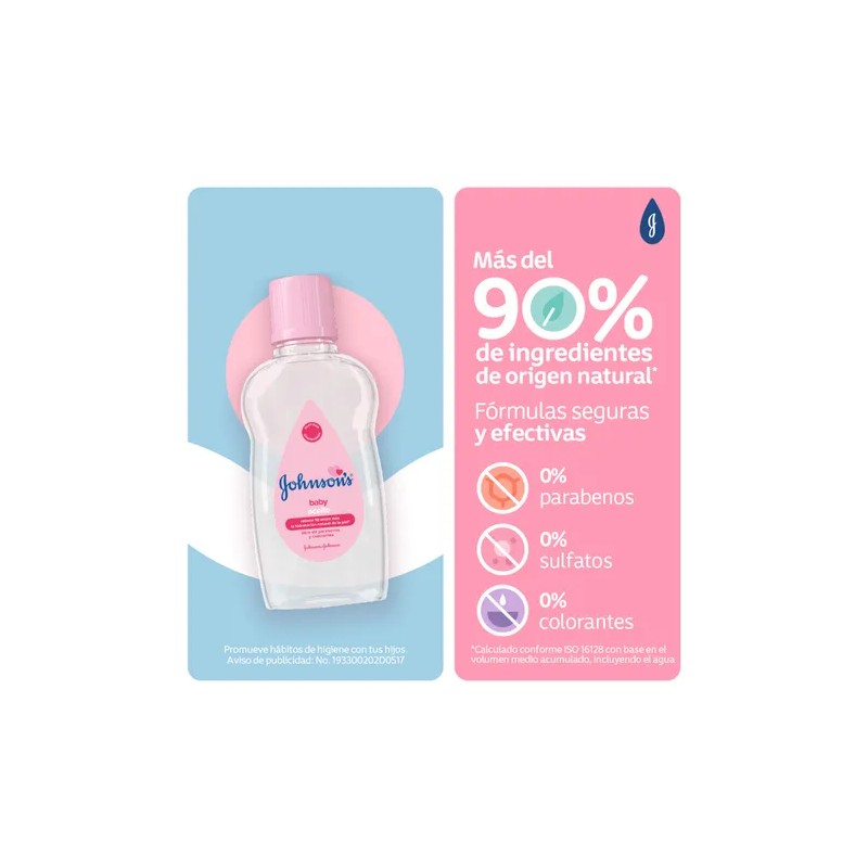 Johnson & Johnson Baby - 200 mL - Aceite -