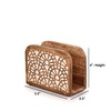 Indus Lifespace Mango Wood Napkin Holder Tabletop Free Standing Tissue