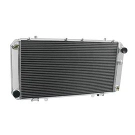 EGINCOOLER 2 Row Aluminum Radiator for 1984-1989 Toyota MR2 GT Coupe AW11 MT 1.6L 1587CC l4 All Aluminum Radiador Radiators for Toyota for Cooling System 1985 1986 1987 1988 MANUAL TRANSMISSIONS