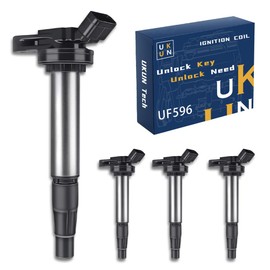 4 PCS UF596 Ignition Coil Compatible with Toyota Corolla 2009-2019/Prius 2010-2017/Lexus CT200h 2011-2017/Matrix 2009-2014/Scion &Pontiac Vibe, Replaces UF619 90919-02258 C1714