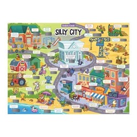 MindWare Scratch Off Poster - Scratch-A-Laugh - Silly City
