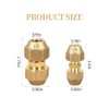 Air Conditioning Pipe Coupling Adapters for Diameter 1/4" and 3/8"