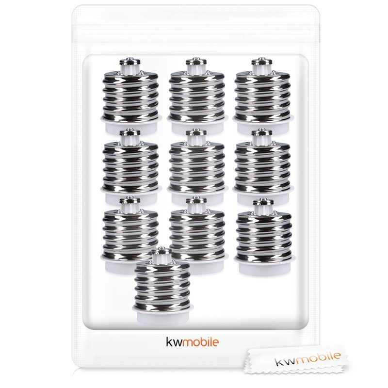kwmobile 10x Lamp Socket Adapter Converter - E40 Socket to