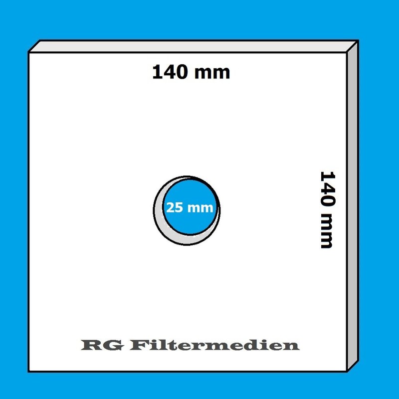 50 Replacement Filters for Lunos Scalar, LRA-S, LRK-S, LRK-2S, 2/FSK