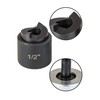 UTZIKO 1/2" Conduit Knockout Punch Unit with Manual Draw Stud