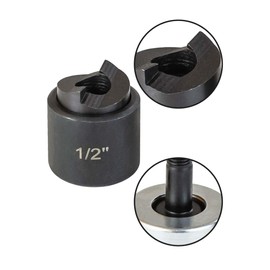 UTZIKO 1/2" Conduit Knockout Punch Unit with Manual Draw Stud - 0.89" Actual Hole Size, Versatile Usage and Precise Punching Capability