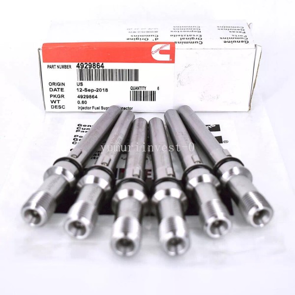 OEM 6x OEM INJECTOR CONNECTOR TUBES 4929864 FOR DODGE CUMMINS