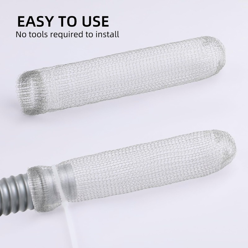 Pack of 24 Lint Traps Washing Machine, Stainless Steel Lint