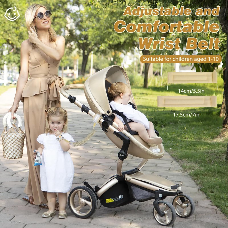 Zooawa Toddler Leash 2Pack, Toddler Kids Harness Anti Lost Wrist