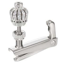 Handmade Creative Violin Fine Tuning Violin Tuners Violin Screw Violin String Adjusters for 3/4 4/4 Violins (2SILVER)