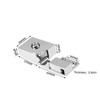 sourcing map 1 Pair Glass Door Display Cabinet Door Hinge