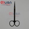MUSAMED T/C Iris Micro Scissors Curved 4.5" with Tungsten Carbide