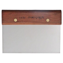 Dexter-Russell Dexter Russell - S496PCP - 6 in x 3 in Stainless Steel Dough Scraper