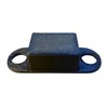 10x Pack Door Frame Strike Plate Dust Boxes – Black